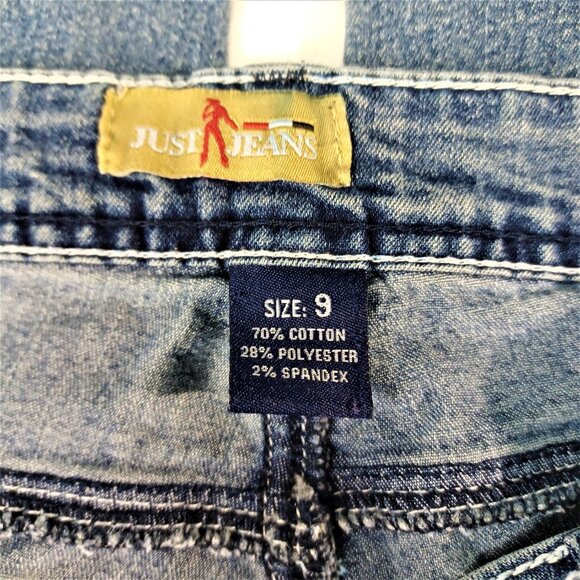 Just Jeans Mid-Rise Straight Leg Size 9 Juniors - Picture 5 of 9